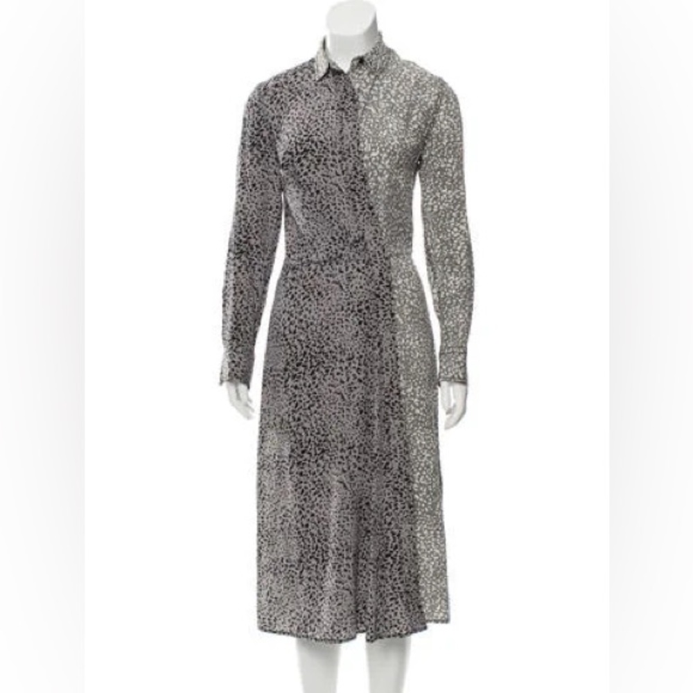 Rag & Bone Silk Midi Dress 0